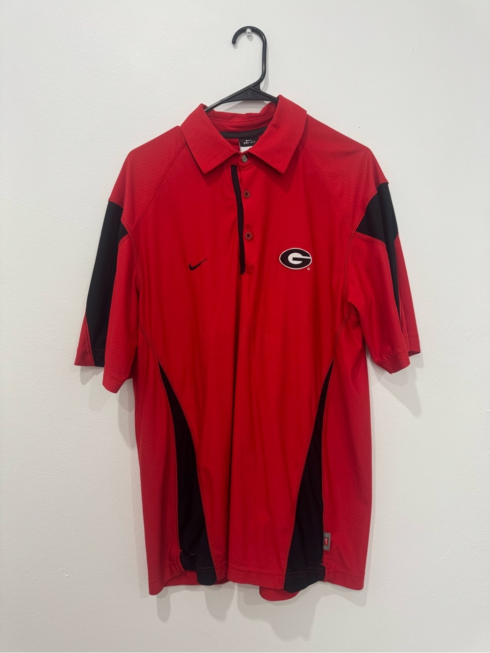 Nike Red & Black Georgia Bulldogs Polo